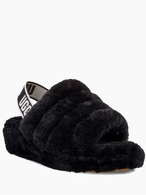 UGG Fluff Yeah Slide in Black